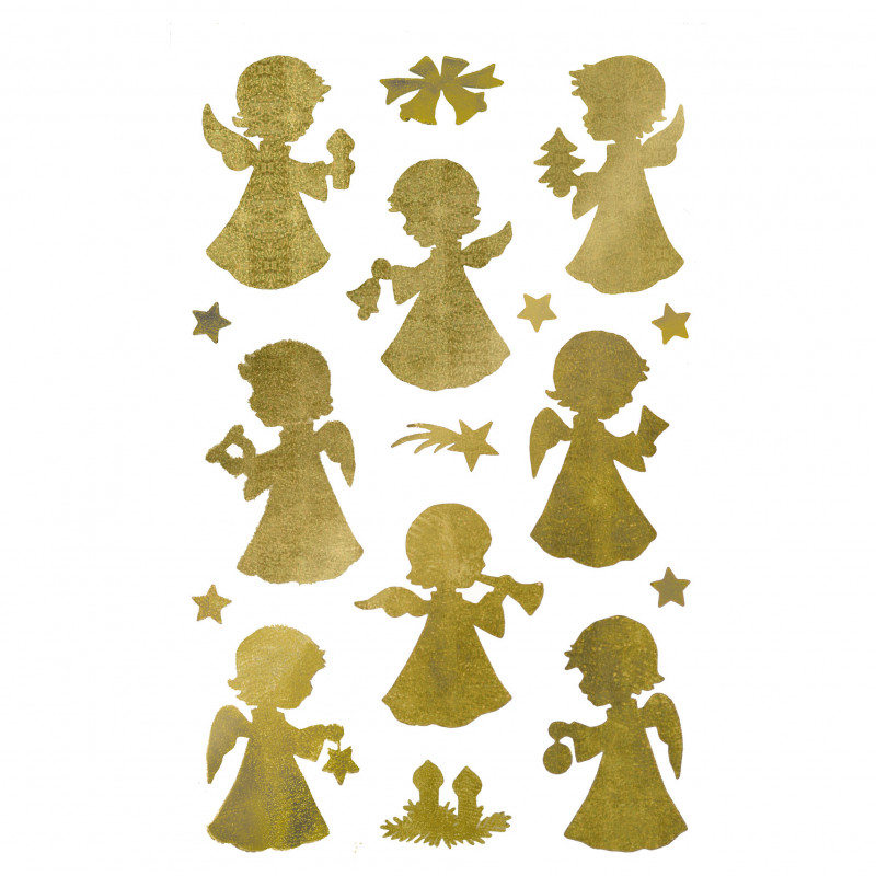 AVERY Zweckform Angel Stickers, Gold, 8 Labels