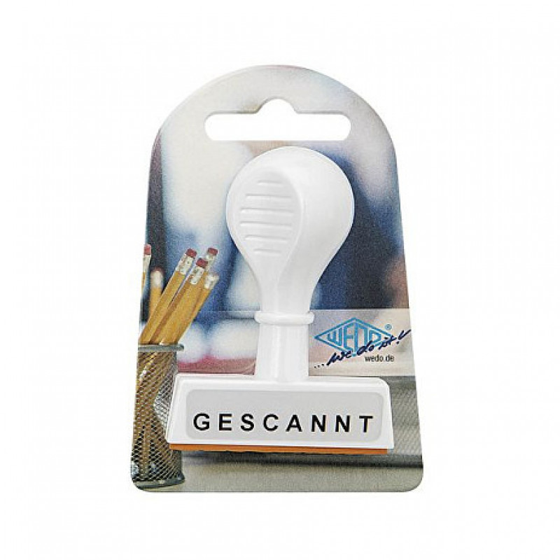 WEDO Text Stamp “Gescannt” (19333)