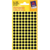 Avery Zweckform Marking Dots 3009, Black, Ø 8 mm, 416 pcs