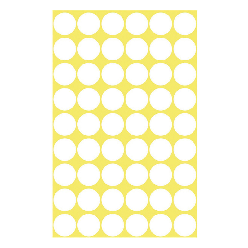 Avery Zweckform 3145 Marking Dots, Ø 12 mm, White, 270 pcs