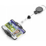 DURABLE Badge Holder with Yo-Yo EXTRA STRONG for 1 Card, Black (868901)