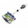 DURABLE Badge Holder with Yo-Yo EXTRA STRONG for 1 Card, Black (868901)
