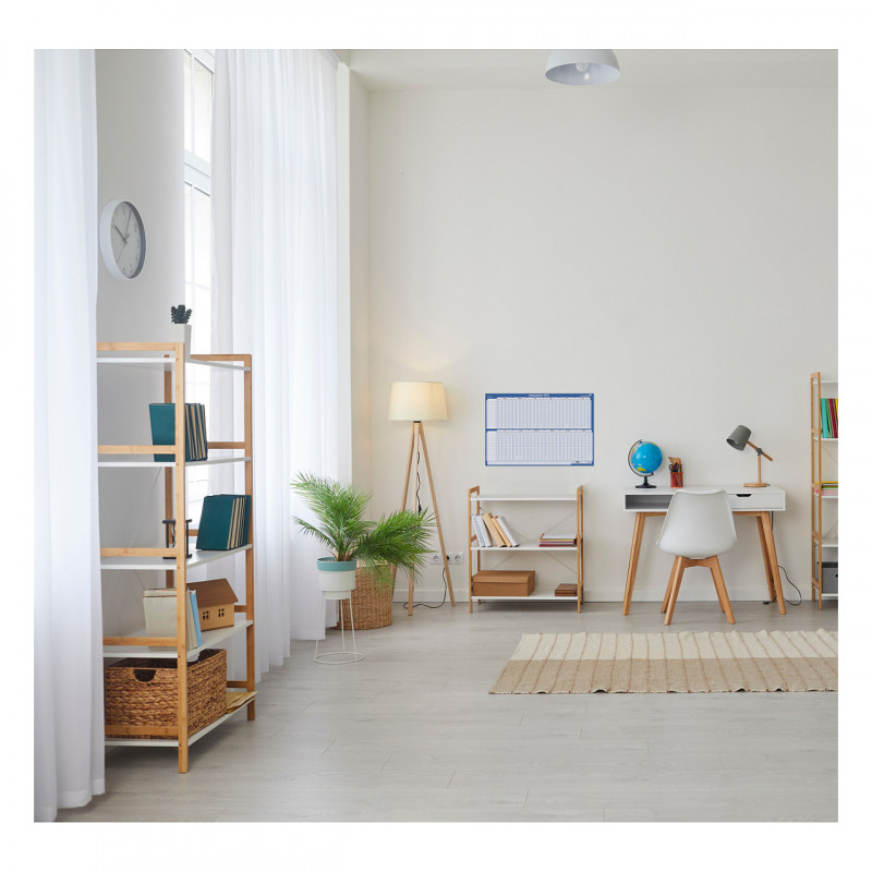 Legamaster Projects Annual Planner, Monthly Layout, 90 x 60 cm