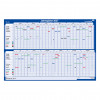 Legamaster Projects Annual Planner, Monthly Layout, 90 x 60 cm