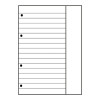 OXFORD ring binder insert A4 lined, 50 sheets