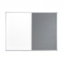 FRANKEN Whiteboard Pinboard X-tra!Line 90.0 x 60.0 cm grey/white