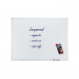 FRANKEN X-tra!Line SC3102 Whiteboard 90 x 60 cm, White Lacquered Steel