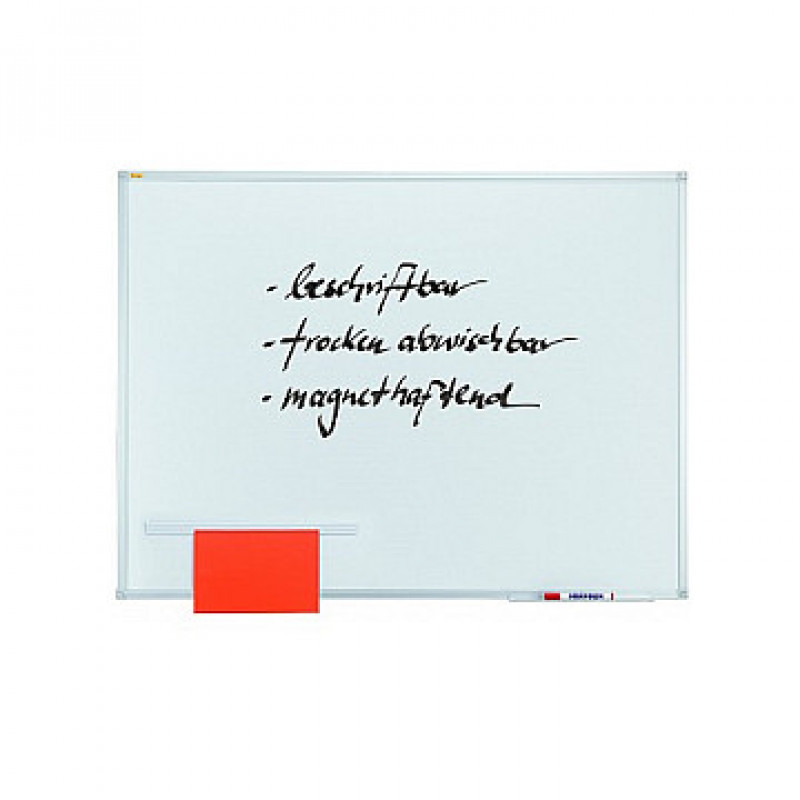 FRANKEN X-tra!Line SC3102 Whiteboard 90 x 60 cm, White Lacquered Steel