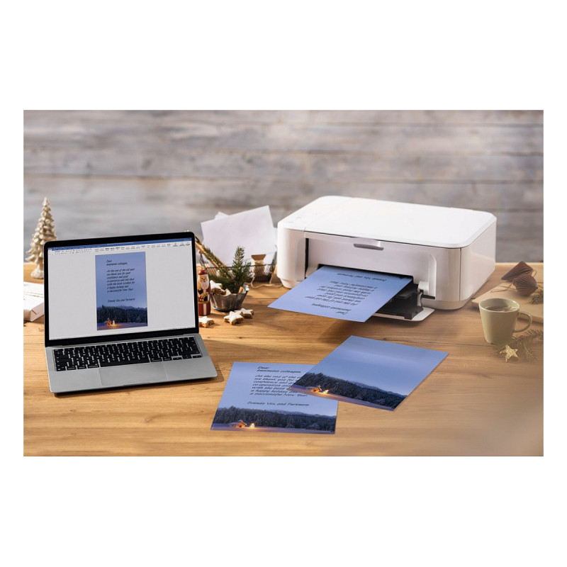 SIGEL Christmas writing paper Christmas Chapel motif DIN A4 90 gsm 100 sheets
