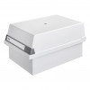 HAN Index Card Box with Lid, DIN A5, for 1,300 Cards, Grey (955-11)