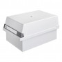 HAN Index Card Box with Lid, DIN A5, for 1,300 Cards, Grey (955-11)