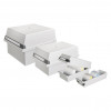 HAN Index Card Box with Lid, DIN A5, for 1,300 Cards, Grey (955-11)