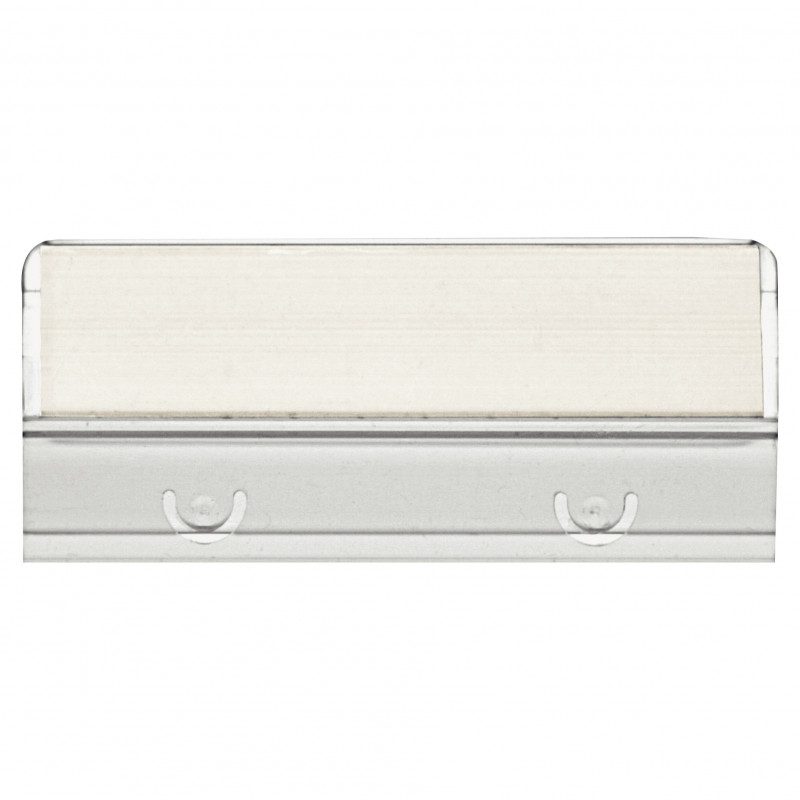 bene Full-View Index Tabs, Plastic, Transparent