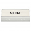 bene Full-View Index Tabs, Plastic, Transparent