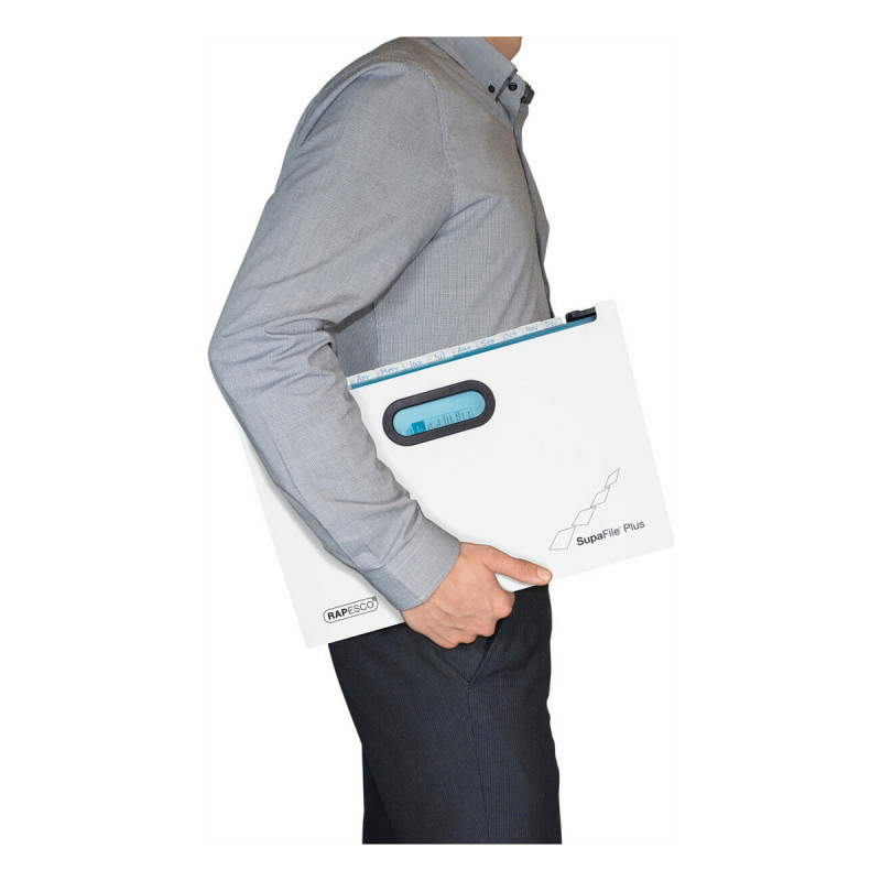 RAPESCO® expanding file DIN A4 extra wide 13-pocket white