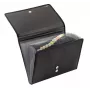 VELOFLEX fan folder DIN A4 12-compartment black