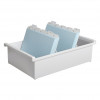 HAN Index Card Box DIN A5 for 1,300 Index Cards, Grey, without Lid