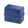 HAN A6 Index Card Box for 400 Cards, Blue