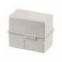 HAN A6 Index Card Box for 400 Cards, Light Grey
