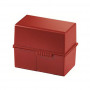 HAN A6 Index Card Box for 400 Cards, Red