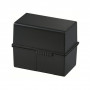 HAN A6 Index Card Box for 400 Cards, Black