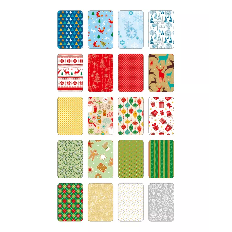 folia Christmas Motif Pad, 270 g/m², Assorted Colours