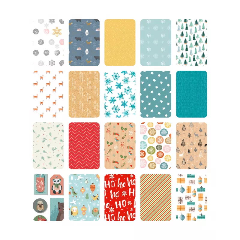 folia Motif Pad Winterzauber, 270 g/m², Assorted Colours