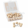 nobo Push Pins, Brown, 40 pcs.