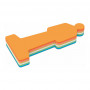 MAUL moderation cards 9.0 x 20.0 cm blue, green, red, orange, yellow, white