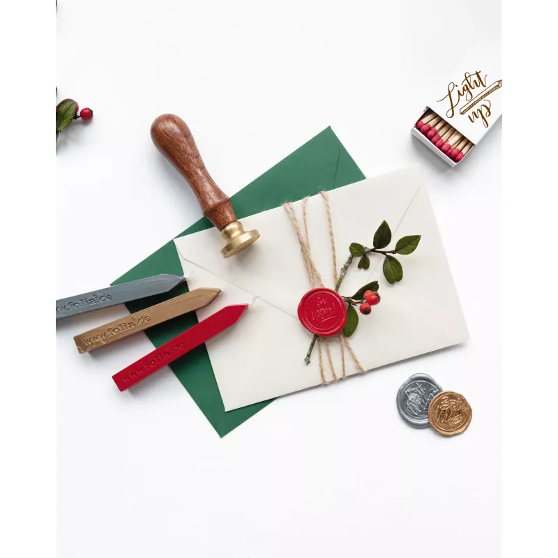 folia Seal Set, Red, Silver, Gold