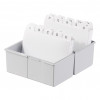 HAN A8 index card box DIN A8 200 index cards light grey
