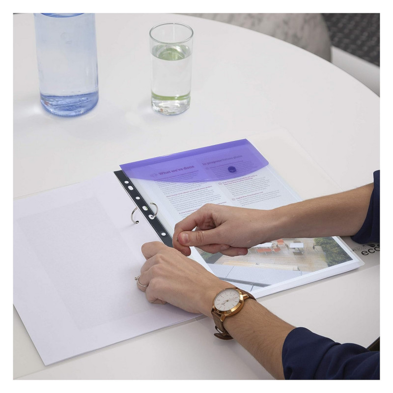 Rapesco Document Wallets DIN A4, Assorted Colours