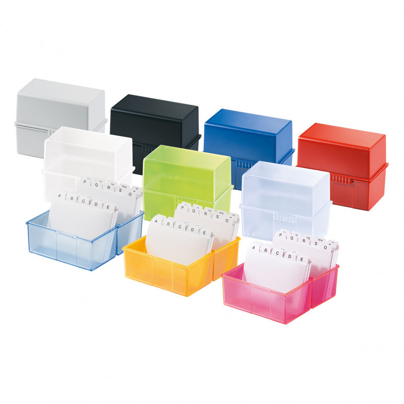 HAN A7 index card box A7 300 index cards light grey