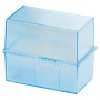 HAN A8 index card box DIN A8 300 index cards blue-transparent