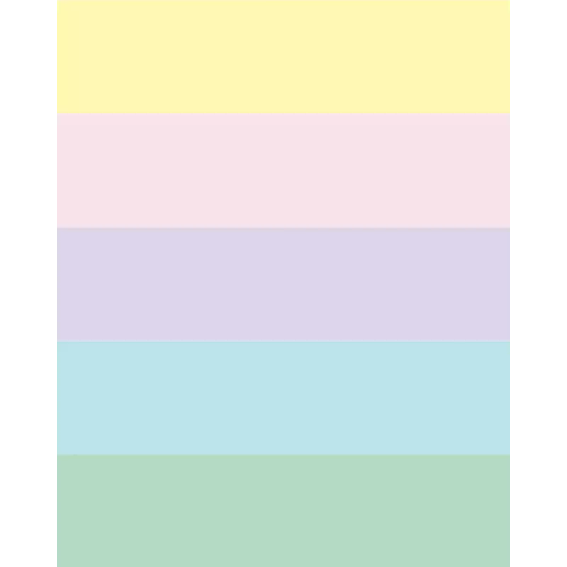 folia Decorative Adhesive Tape 10 mm x 10 m yellow, pink, light lilac, light blue, green