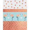 folia Decorative Adhesive Tape 15 mm x 5 m 4 Designs White, Green, Copper