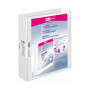 VELOFLEX presentation ring binder, 6.5 cm, DIN A4, plastic, white