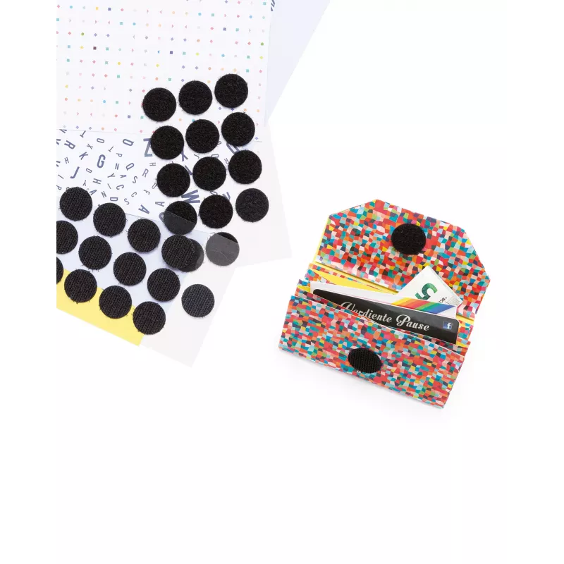 Folia Hook-and-Loop Dots, Black & White (2301)