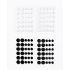 Folia Hook-and-Loop Dots, Black & White (2306)