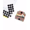 Folia Hook-and-Loop Dots, Black & White (2306)