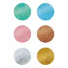 folia ink pads 6x 2.4 x 2.4 cm gold, silver, copper, red, blue, green