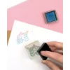 folia ink pads 6x 2.4 x 2.4 cm gold, silver, copper, red, blue, green