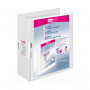 VELOFLEX Presentation Lever Arch File A4, 8.5 cm Spine, Plastic, White