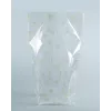 folia cellophane bag 14.0 x 23.0 cm transparent with gold print