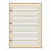 OXFORD CLASSI notepad DIN A4, lined (ruling 1), 50 sheets