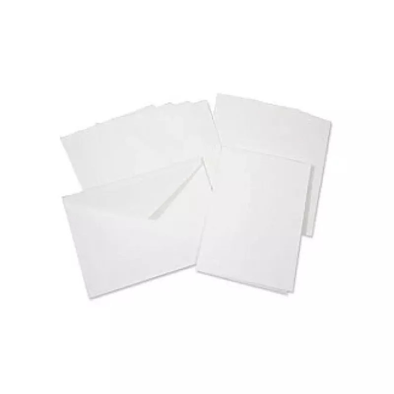 folia folding cards, 5 cards, white