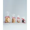 folia cellophane bag 9.5 x 16.0 cm transparent with gold print