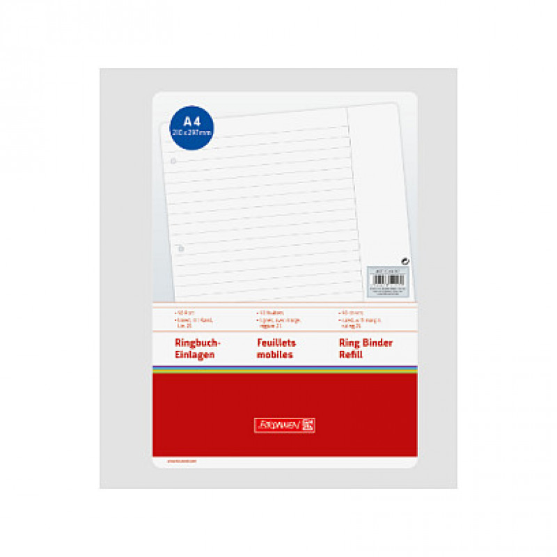 BRUNNEN ring binder refills DIN A4 lined
