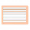 OXFORD handwriting practice notebook lined DIN A5 landscape 16 sheets