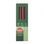 Bolsius Table Candles 245/24 mm, Dark Red, 4 pcs